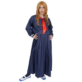 コスプレ セーラー服 スケバン ロングセーラー メンズ（449274）【 コスプレ 衣装 ハロウィン 仮装 パーティーグッズ おもしろコスチューム おもしろい ウケる なんちゃって制服 男性用 】