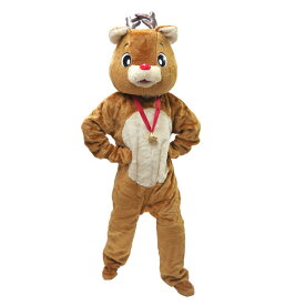 着ぐるみトナカイ(赤鼻のトナカイ) (1474603)【 コスプレ 衣装 ハロウィン 仮装 コスチューム 着ぐるみ 大人用 女性用 メンズ レディース 余興 イベント衣装 男性用 パーティーグッズ クリスマス イベント用着ぐるみ 】