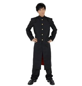 長ラン （470896）【 コスプレ 衣装 ハロウィン 仮装 コスチューム メンズ 制服 学ラン 大人用 パーティーグッズ 余興 学生服 男子生徒 男性用 】