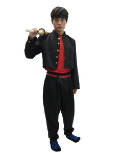 Patymo 短ラン(ボンスリ) (473507)【 コスプレ 衣装 ハロウィン 仮装 コスチューム メンズ 制服 学ラン 大人用 男性用 パーティーグッズ 余興 学生服 男子生徒 】