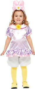 パステルカラー デイジー(Sサイズ・TODサイズ)子供 キッズコスプレ ハロウィン ディズニー デイジーダック