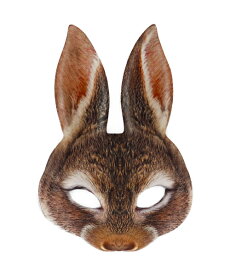 アニマルマスク (ウサギ) ブラウン　727259【コスプレ・イベント・ハロウィングッズ】+