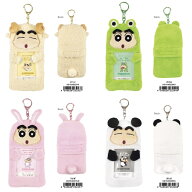 ぬいぐるみフォトキーホルダー クレヨンしんちゃん（ひつじ・かえる・うさぎ・ぱんだ）【公式ライセンス…