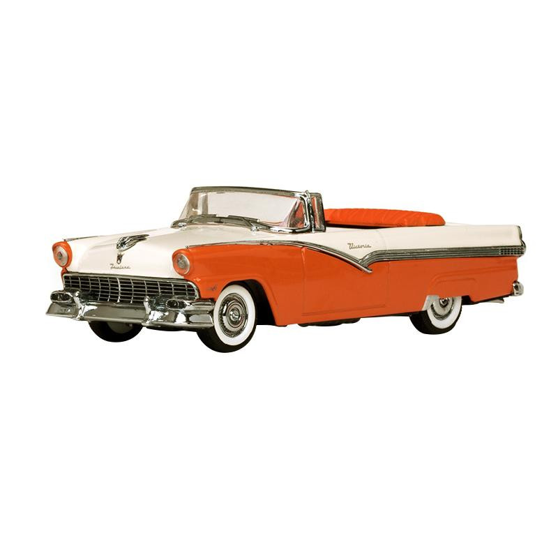 本物を忠実に再現したモデルカー VITESSE ショップ ビテス 1956年 誕生日/お祝い フォードフェアレーンオープンコンバーチブル 43スケール 1 36277 ホワイト オレンジ