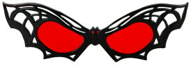 ELOPE Gothic Bat BK/RD(コウモリサングラス)(464016)(ブラック)【公式ライセンス商品】(ハロウィン・イベントグッズ)