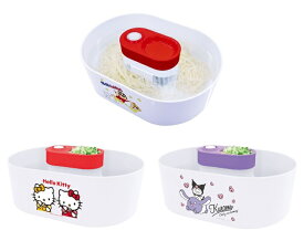 流しそうめん器(ハローキティ・クロミ・クレヨンしんちゃん）つゆ鉢1個付き　 流しそうめん機 全自動【公式ライセンス商品】サンリオ