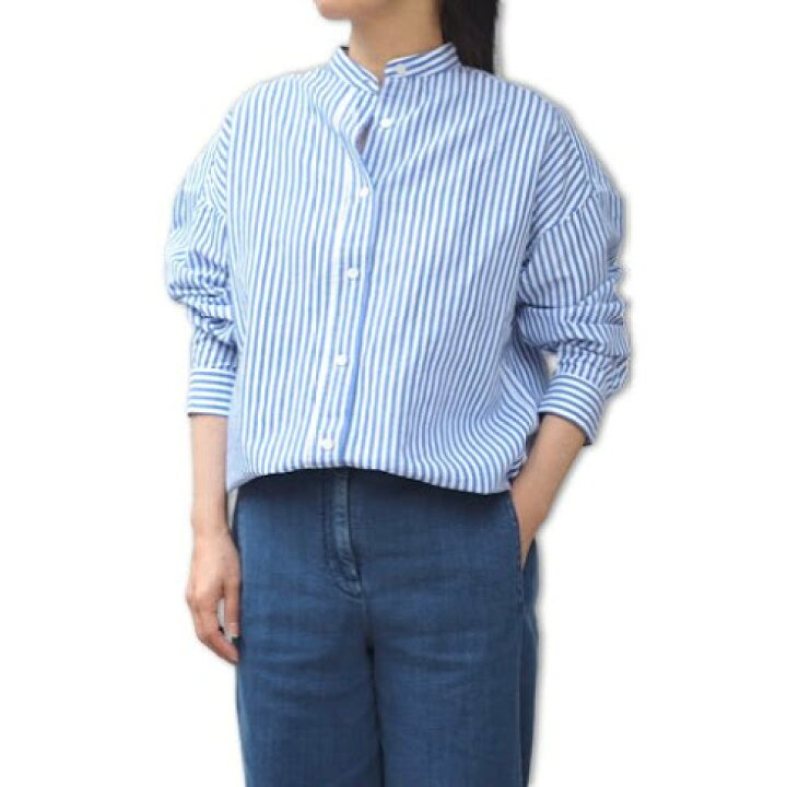 楽天市場】Finamore フィナモレ レディス コットンリネン ストライプ 