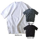 ANTICIPO アンティーチポ メンズ クルーネックTシャツ NEBBIOLO smooth 251M【送料無料】【イタリア製】アンティチポ 裾リブTシャツ 透けないTシャツ 白 黒 グレー ギフト プレゼント