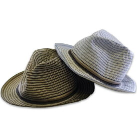 GREVI グレイヴィ ストライプテープハット【送料無料】【イタリア製】春夏 帽子 紳士 中折れ帽