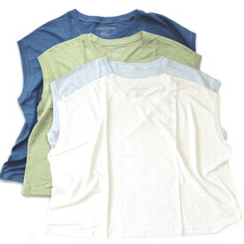 【セール】MAJESTIC FILATURES マジェスティック フィラチュール レディス ストレッチリネン フレンチスリーブTシャツ【送料無料】麻 ジャージ 女性Tシャツ