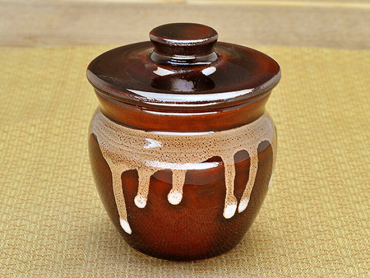 楽天市場】蓋付壺（小）100cc 直径7.5cm×高さ8.8cm つぼ 壷 フタ付き 