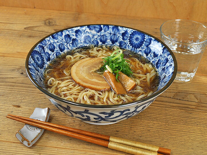 ラーメンどんぶり ラーメン丼 6 3丼 菊唐草 ラーメン鉢 おしゃれ 業務用 美濃焼 9d 458 信託