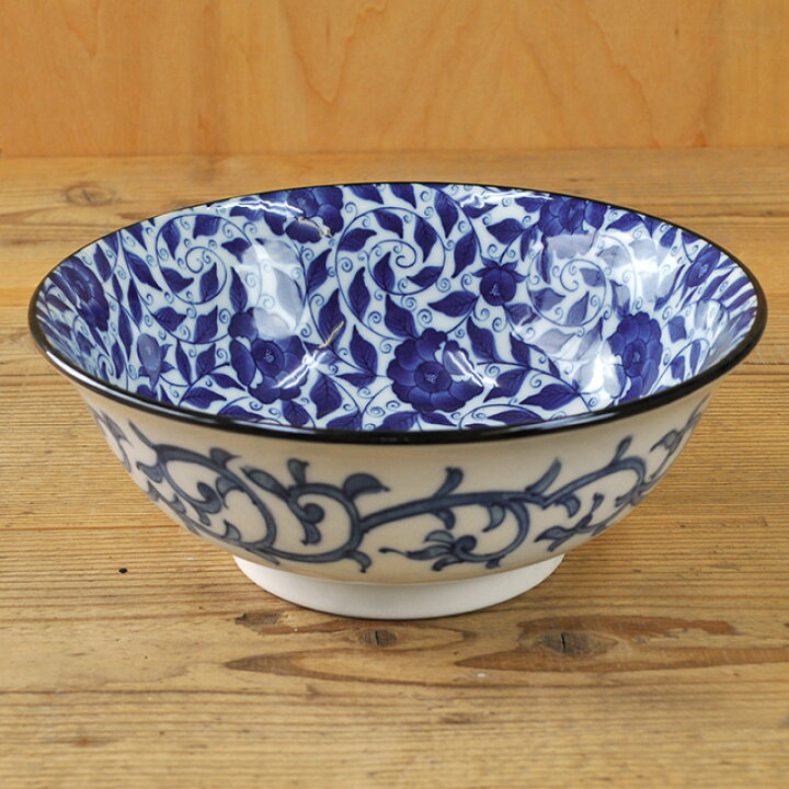 楽天市場】6.8 ラーメン丼 古伊万里牡丹 直径20.5cm×高さ8cm 1250cc  