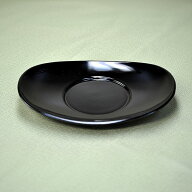 小判 茶托 黒 茶たく 茶器 越前漆器
