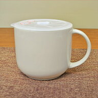 【訳あり】ミソカップ クリーム [新形状] 漬物 ぬか床 蓋付き 保存容器 【アウトレット 在庫処分】