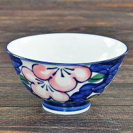 【訳あり】 2色梅 大輪 茶碗 中平 直径11.4cm×高さ6cm 飯碗 一向 日本製 [アウトレット]