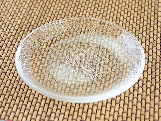 シエロ 小皿 10.5cm 薬味皿 醤油皿 タレ皿 ガラス食器