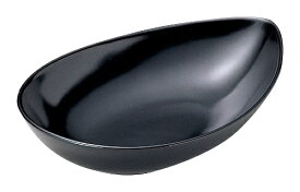 黒い食器 パティオ マットブラック 27.5cm デュードロップベーカー カレー皿 おしゃれ ボウル アジアン しずく型 [メーカー在庫限り]