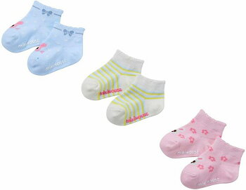 【2021春新作】メール便送料無料3Pソックスパック男の子女の子11cm-13cm13cm-15cm15cm-17cmmikiHOUSEミキハウスローカットソックス靴下3足組
