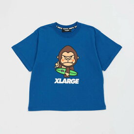 新作 XLARGE KIDS(エクストララージキッズ) サーフファニーゴリラ半袖Tシャツ 90cm120cm130cm140cm X-LARGE KIDS キッズ 子供服 男児