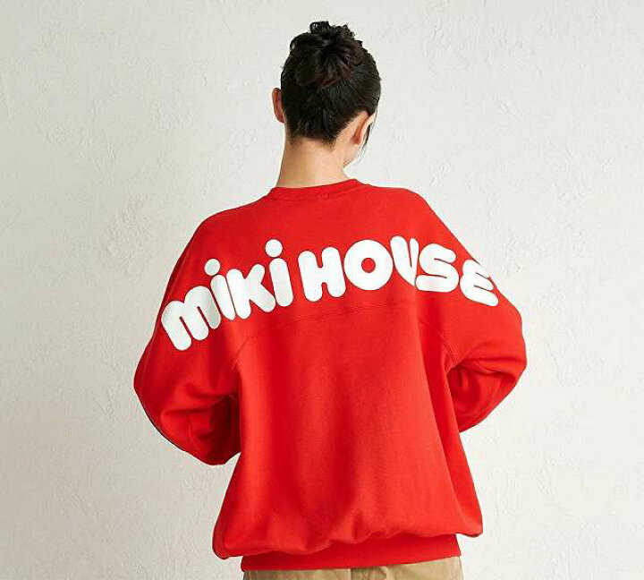 楽天市場】【送料無料】ミキハウスmikihouse【WEB限定】ロゴトレーナー 