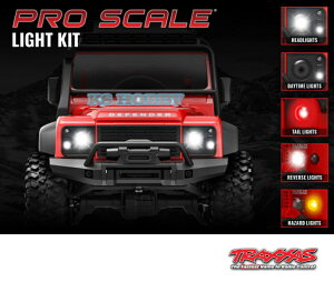 Traxxas �g���N�T�X 1/18 TRX-4M �f�B�t�F���_�[ Pro Scale ���C�g�Z�b�g 9784