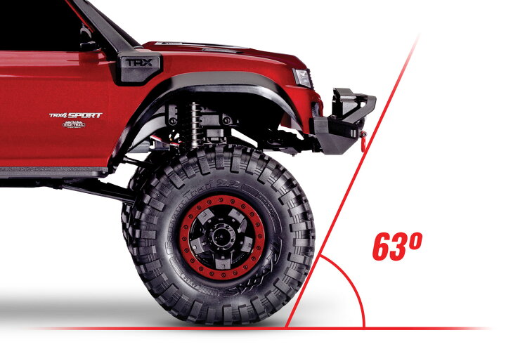 楽天市場】Traxxas トラクサス 1/10 TRX-4 スポーツ ハイトレイル 