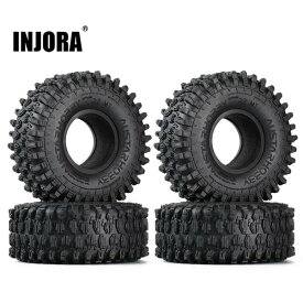 1/10 ロッククローラー RC 4本 タイヤ 2.2インチ 130mm 46mm INJORA 7021