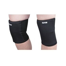 【空手　ニーガード】ISAMI イサミ　ニーキャップガード　L-120 空手サポーター　サイズ　少年用・S・フリー　　カラー　白・黒　【取り寄せ商品】