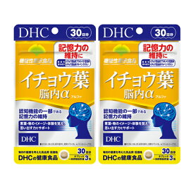【イチョウ葉　サプリメント】　DHC サプリメント　イチョウの葉　　イチョウ葉　脳内アルファ　30日分×2袋