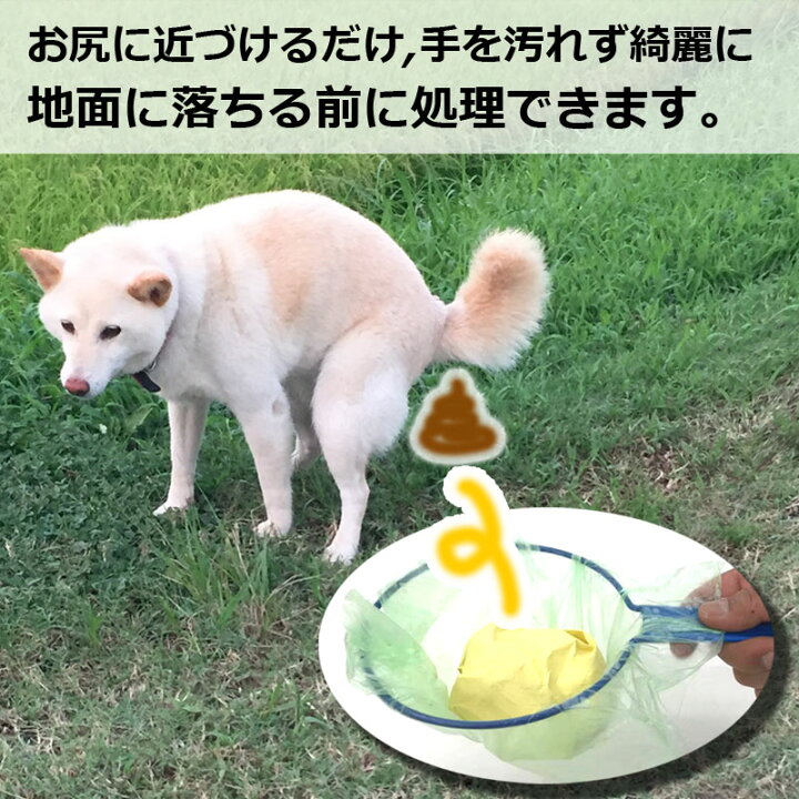 楽天市場 うんちキャッチャー フンキャッチ フンキャッチャー フン取り 犬 ペット用品 散歩 うんち 袋 うんち処理 さんぽ エチケット マナー Ks Rktshop