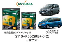 楽天市場】セレナ c26 バッテリー セットの通販