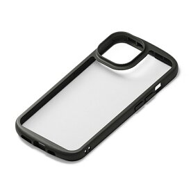 PGA iPhone 14用 クリアタフケース PG-22KPT01BK ブラック