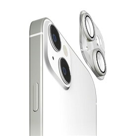 PGA iPhone 15 / 15 Plus デュアルカメラ用 カメラフルプロテクター PG-23ACLG12SV ラメシルバー