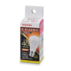 ŁiTOSHIBAj LEDd LDA4L-G-E17S40V2 dF@40W`/E17