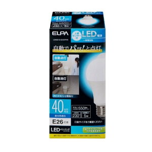 ELPA �Z���T�[�t��LED�d�� LDA5D-G-G5107PIR �����F�@40W�`����/E26����