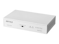 バッファロー（Buffalo） スイッチングHUB LSW6-GT-5NS/WH ホワイト　5ポート