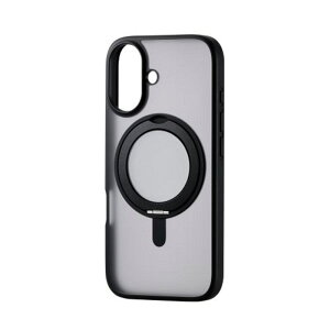 �G���R�� iPhone 17�p �n�C�u���b�h�P�[�X MAGKEEP �X�^���h PM-A25AMAGSTBK �u���b�N