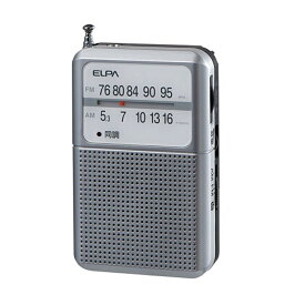 ELPA AM／FM電池長持ちラジオ ER-P80F