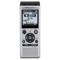 OM SYSTEM ICレコーダー　リニアPCM対応 WS-882 SLV シルバー　容量：4GB