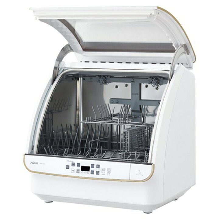 楽天市場】(長期無料保証)AQUA（アクア） 食器洗い機 ADW-GM3(W 