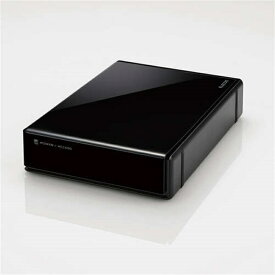 エレコム 外付けハードディスク ELD-QEN2040UBK ブラック　HDD：4TB