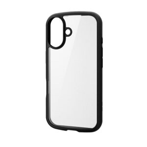 �G���R�� iPhone 16�p TOUGH SLIM LITE �n�C�u���b�h�P�[�X PM-A24ATSLFCGBK �u���b�N
