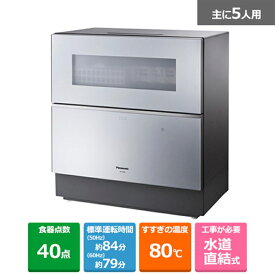 (長期無料保証)Panasonic（パナソニック） 食器洗い乾燥機 NP-TZ300-S シルバー