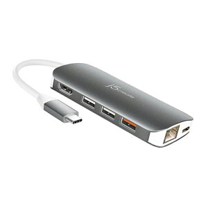 j5 create USB Type-C �}���`�A�_�v�^�[ JCD383 �X�y�[�X�O���[