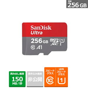 SANDISKiTfBXNj Eg microSDXC/UHS-IJ[h SDSQUAB-256G-JN3MA eʁF256GB