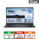 DELL 15.6型ノートパソコン　Dell 15 DC15250 ND65-GHM3BK カーボンブラック