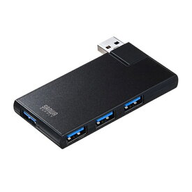 サンワサプライ USB3．0　4ポートハブ USB-3HSC1BK ブラック