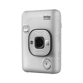 FUJIFILM（フジフイルム） ハイブリッドインスタントカメラ instax mini LiPlay INS MINI HM1 STONE WHITE ストーンホワイト