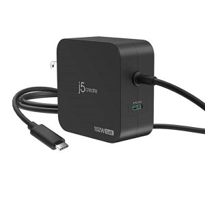 j5 create }[d@102W GaN PD3.0 USB-C@2Port Wall Charger JUP25102